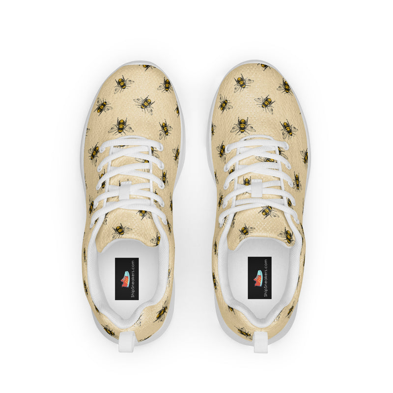 Honey Bee Athletic #15 - Back View | HA!LO Canvas Sneakers