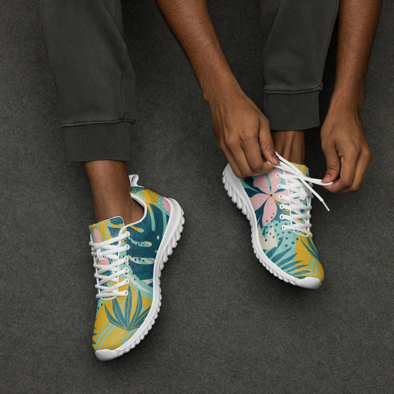 Tropical Wave Athletic #18 - Opposite Side | HA!LO Canvas Sneakers