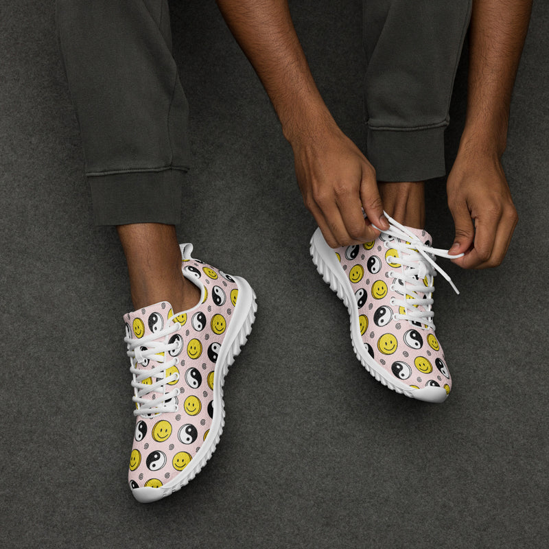 Smiley Yin Yang Athletic #19 - Opposite Side | HA!LO Canvas Sneakers