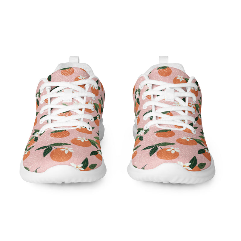 Orange Citrus Athletic #22 - Front View | HA!LO Canvas Sneakers