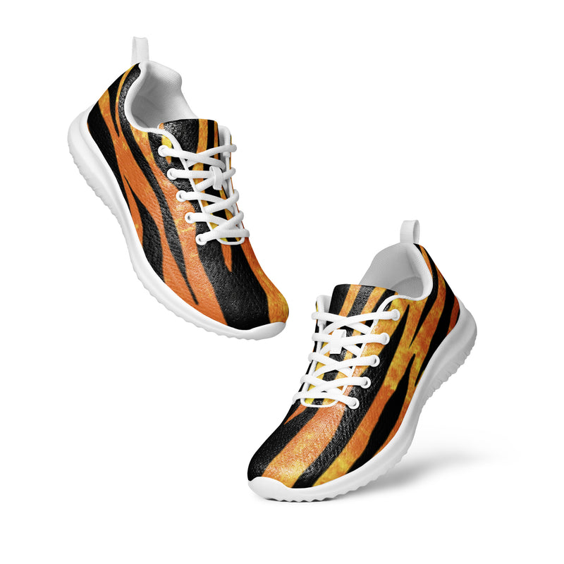 Bengal Tiger Athletic #34 - Top Down View | HA!LO Canvas Sneakers