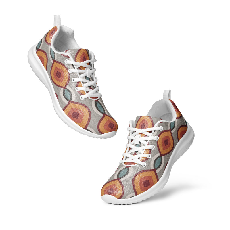 Retro Bubble Athletic #35 - Top Down View | HA!LO Canvas Sneakers