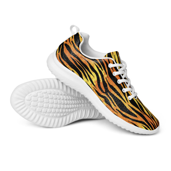 HA!LO Tiger Print — Men's Canvas Athletic Sneaker