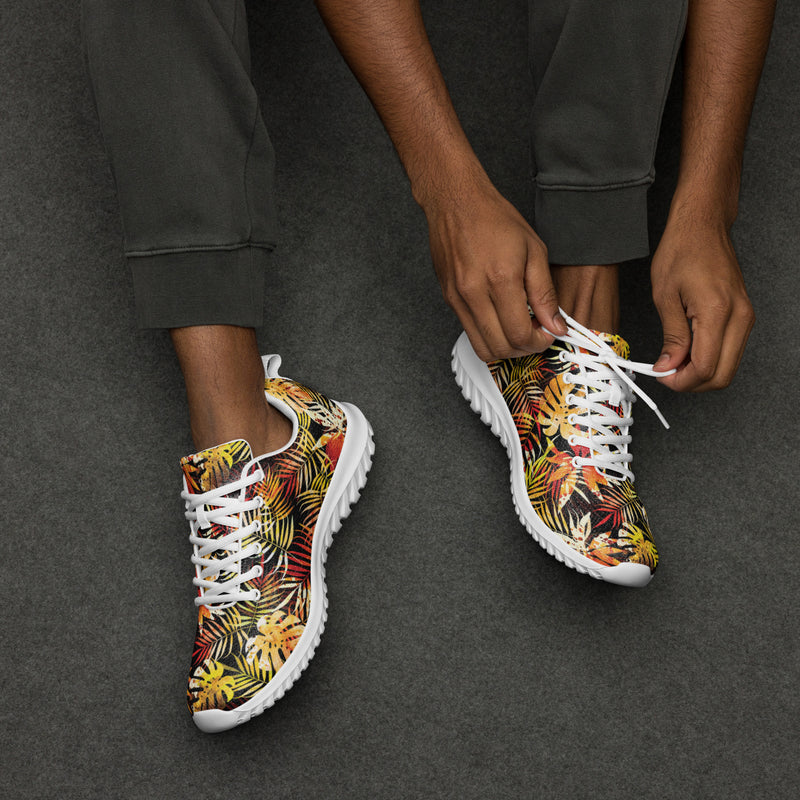 Tropical Paradise Athletic #39 - Opposite Side | HA!LO Canvas Sneakers