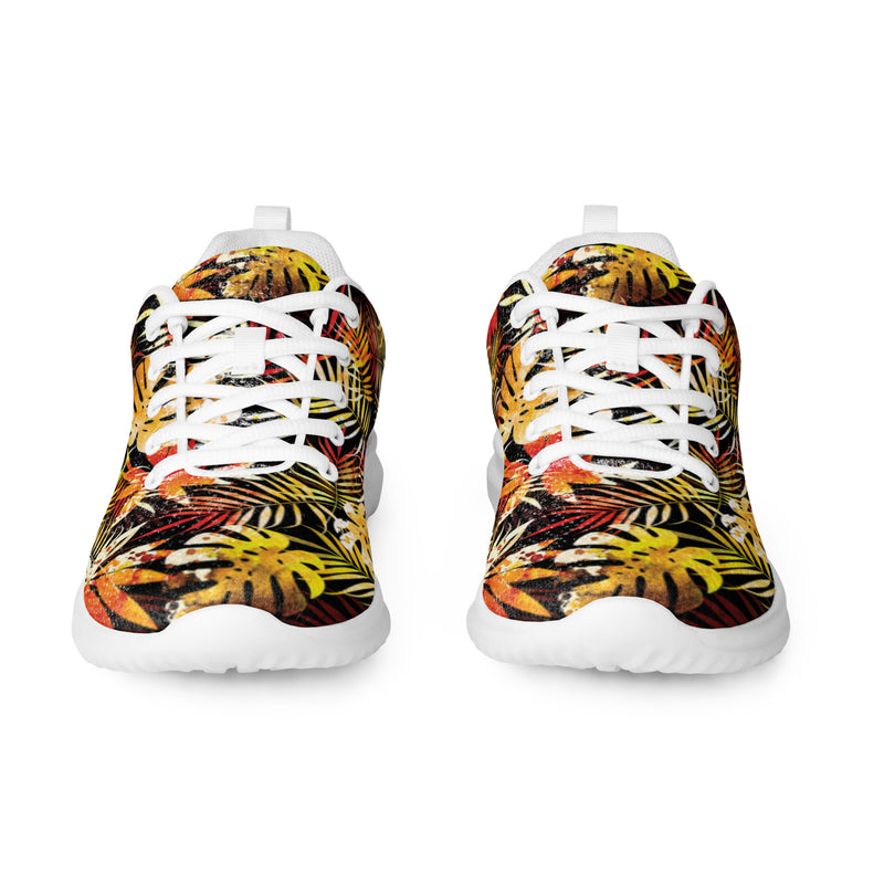 Tropical Paradise Athletic #39 - Front View | HA!LO Canvas Sneakers