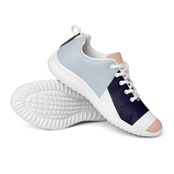 HA!LO Navy Color Block — Men's Canvas Athletic Sneaker