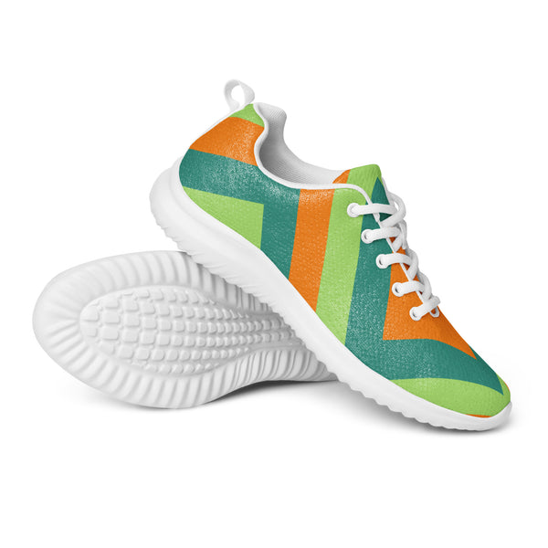 HA!LO Citrus Block — Men's Canvas Athletic Sneaker