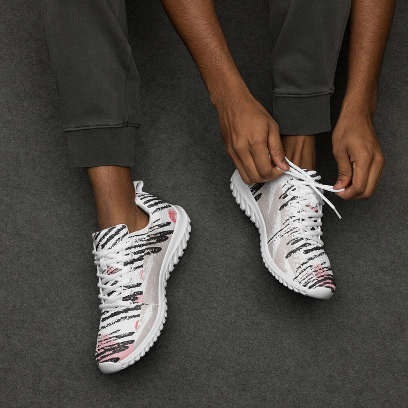Abstract Brush Athletic #58 - Opposite Side | HA!LO Canvas Sneakers