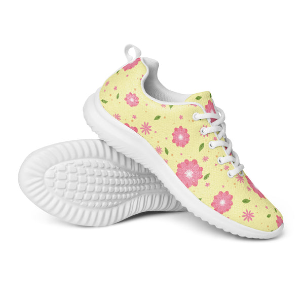 HA!LO Yellow Daisy — Men's Canvas Athletic Sneaker