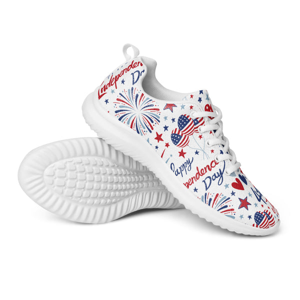 HA!LO Patriotic Firework — Men's Canvas Athletic Sneaker