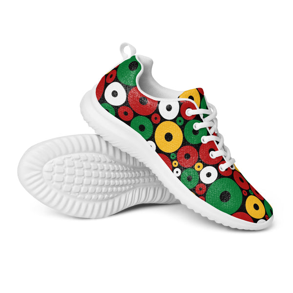 HA!LO Firework Burst — Men's Canvas Athletic Sneaker