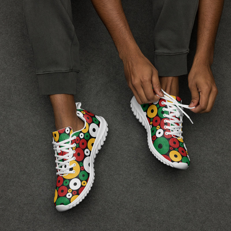 Christmas Ornament Athletic #81 - Opposite Side | HA!LO Canvas Sneakers