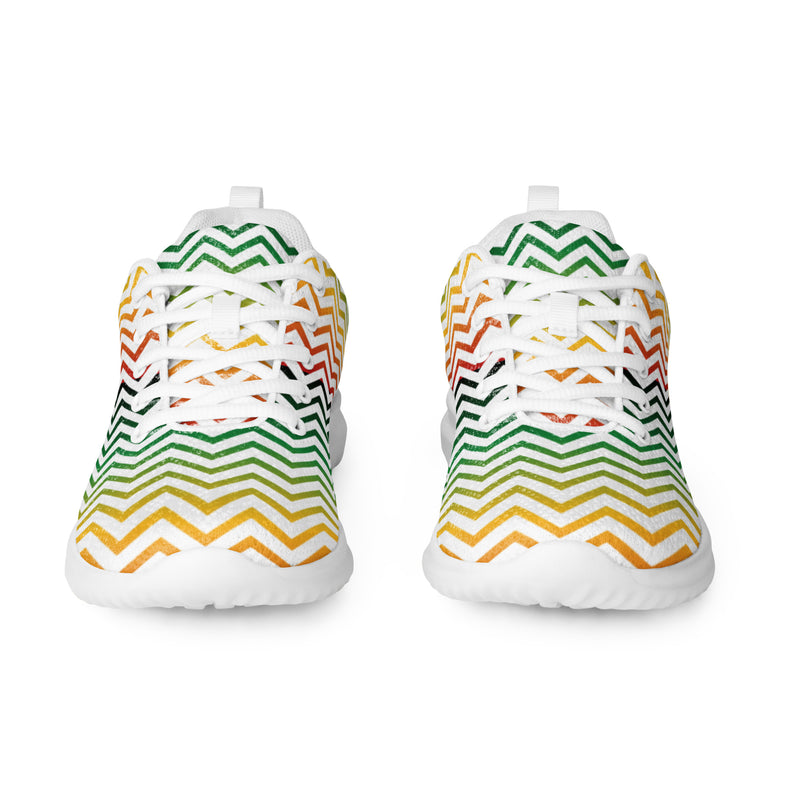 Holiday Chevron Athletic #85 - Front View | HA!LO Canvas Sneakers
