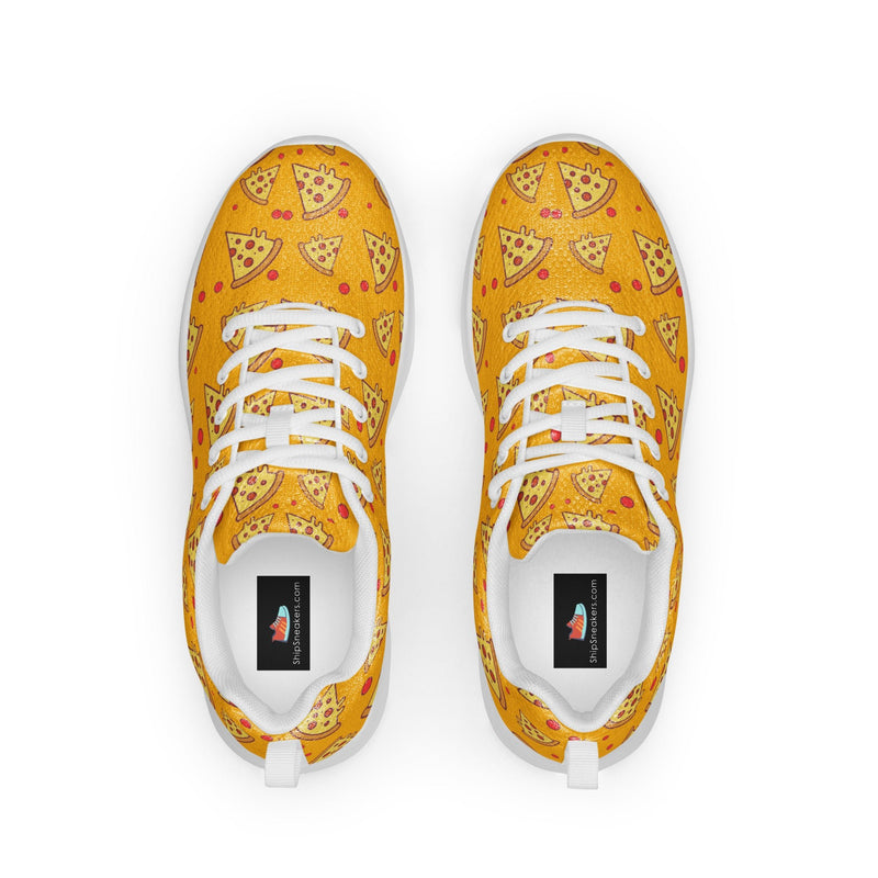 Cookie Pizza Athletic #127 - Back View | HA!LO Canvas Sneakers
