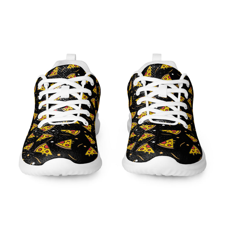 Dark Pizza Party Athletic #130 - Front View | HA!LO Canvas Sneakers