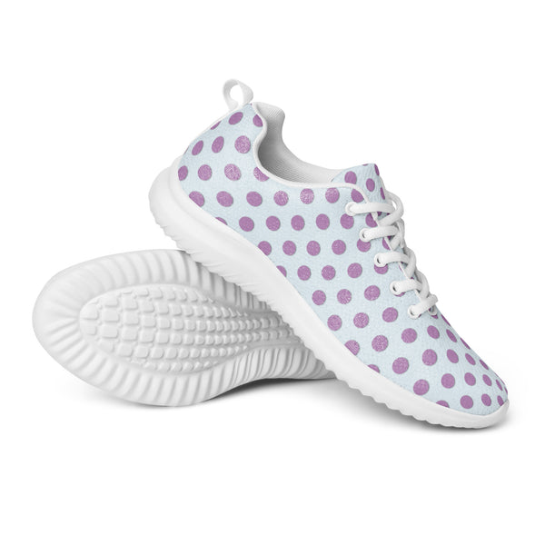 HA!LO Lavender Dot Large — Men's Canvas Athletic Sneaker