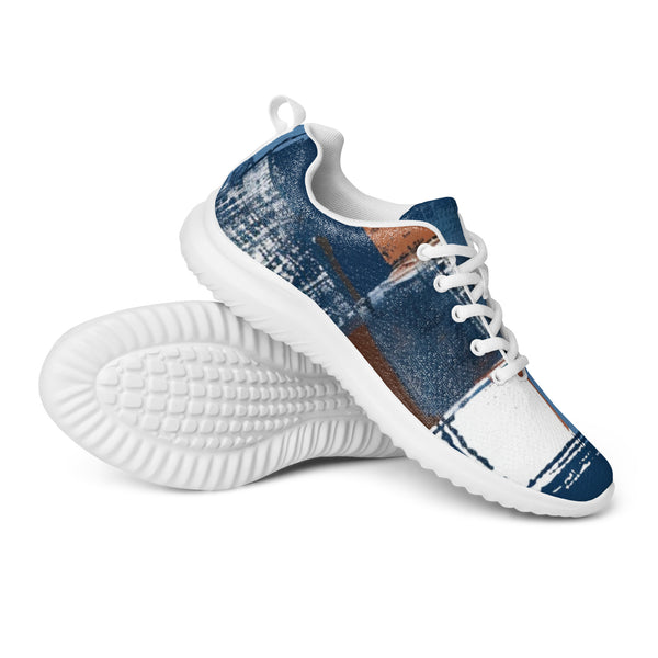 HA!LO Dark Denim Patch — Men's Canvas Athletic Sneaker