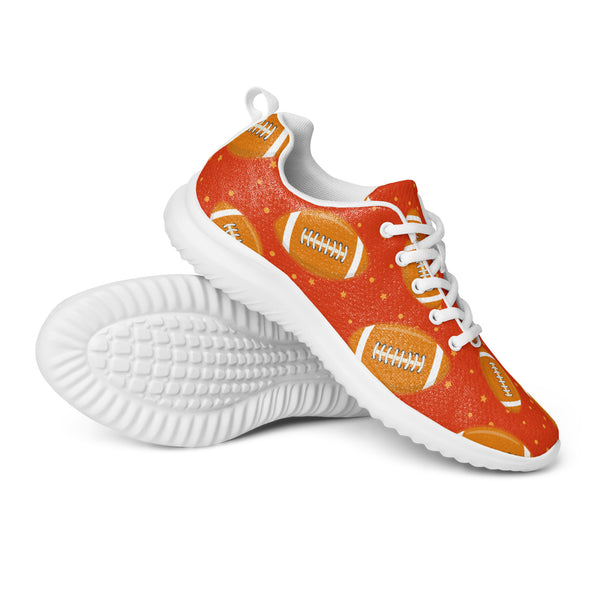 HA!LO Football Orange — Men's Canvas Athletic Sneaker