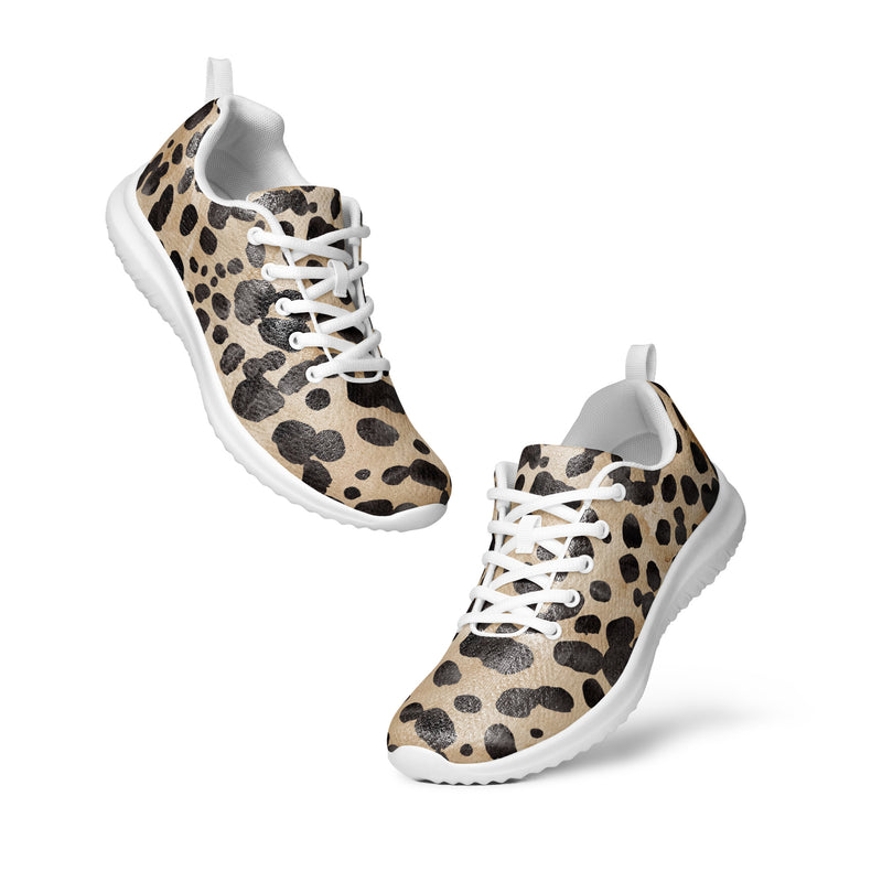 Cheetah Spot Athletic #169 - Top Down View | HA!LO Canvas Sneakers