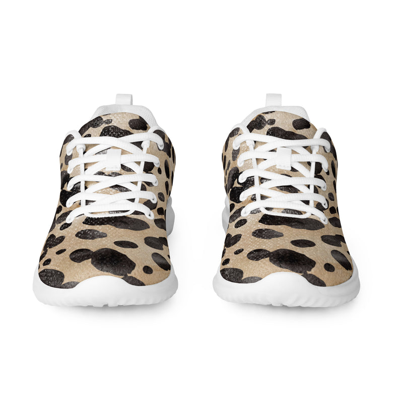 Cheetah Spot Athletic #169 - Front View | HA!LO Canvas Sneakers