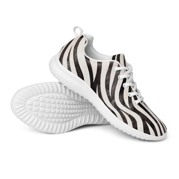 HA!LO Zebra Stripe — Men's Canvas Athletic Sneaker