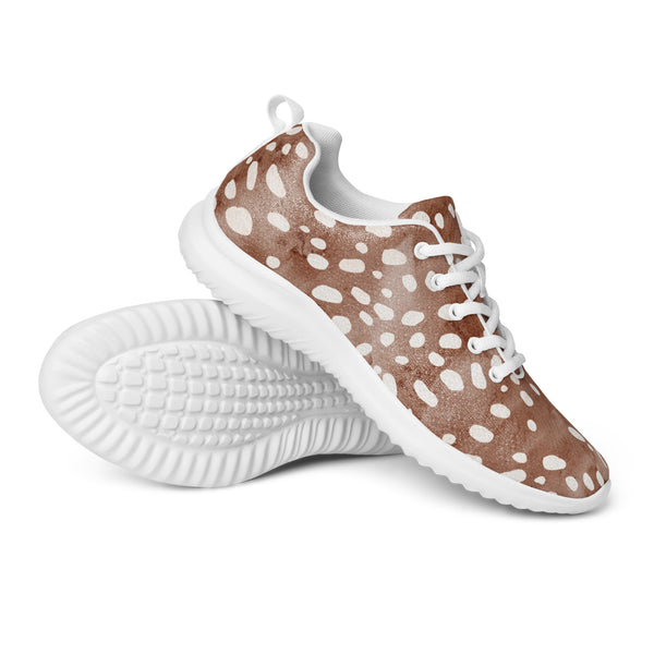 HA!LO Brown Animal Spot — Men's Canvas Athletic Sneaker