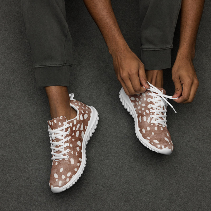 Brown Animal Spot Athletic #171 - Opposite Side | HA!LO Canvas Sneakers