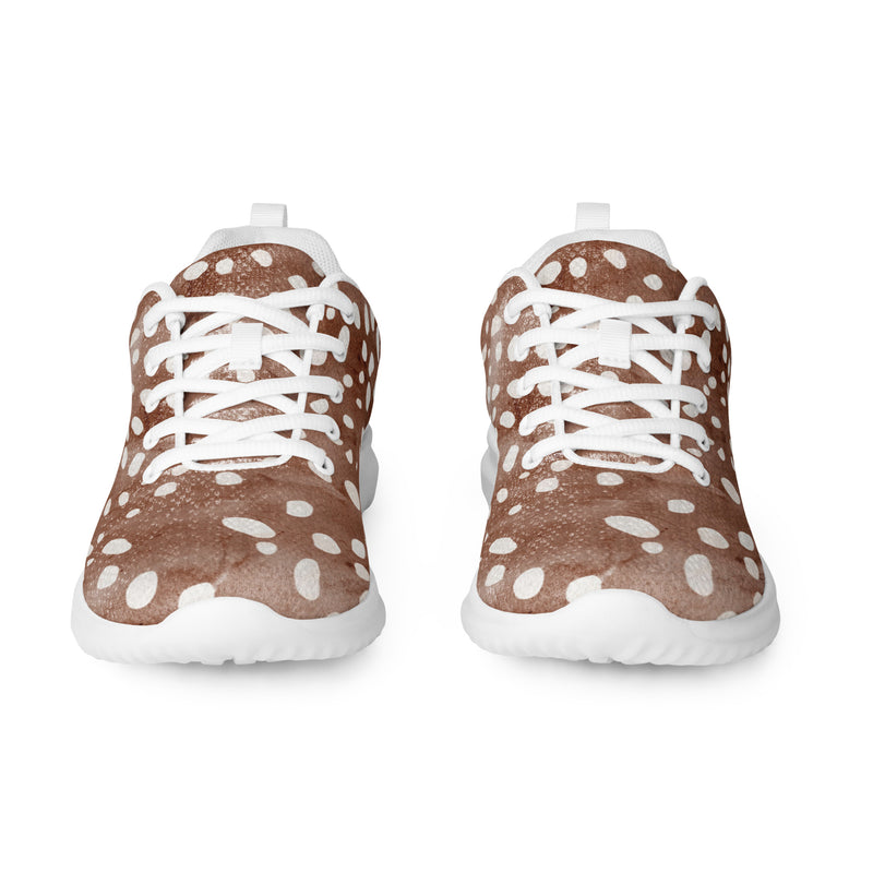 Brown Animal Spot Athletic #171 - Front View | HA!LO Canvas Sneakers