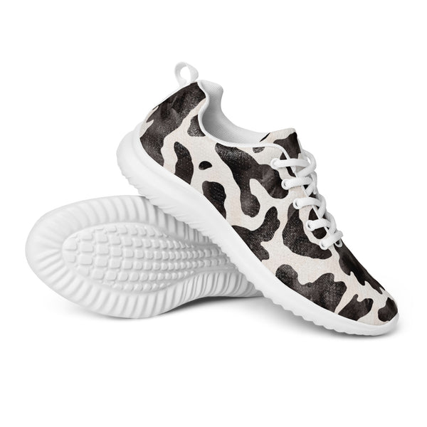 HA!LO Cow Print — Men's Canvas Athletic Sneaker