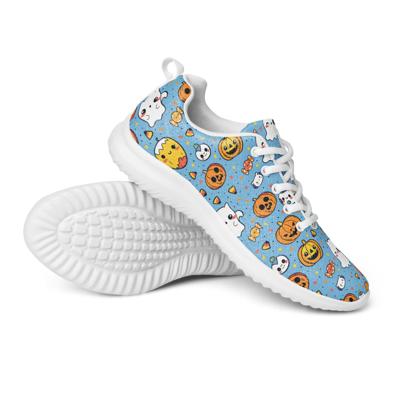 Blue Emoji Paw Athletic #190 - Canvas High Top Sneakers | HA!LO