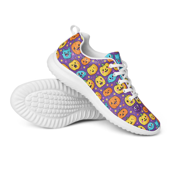 HA!LO Emoji Smiley — Men's Canvas Athletic Sneaker