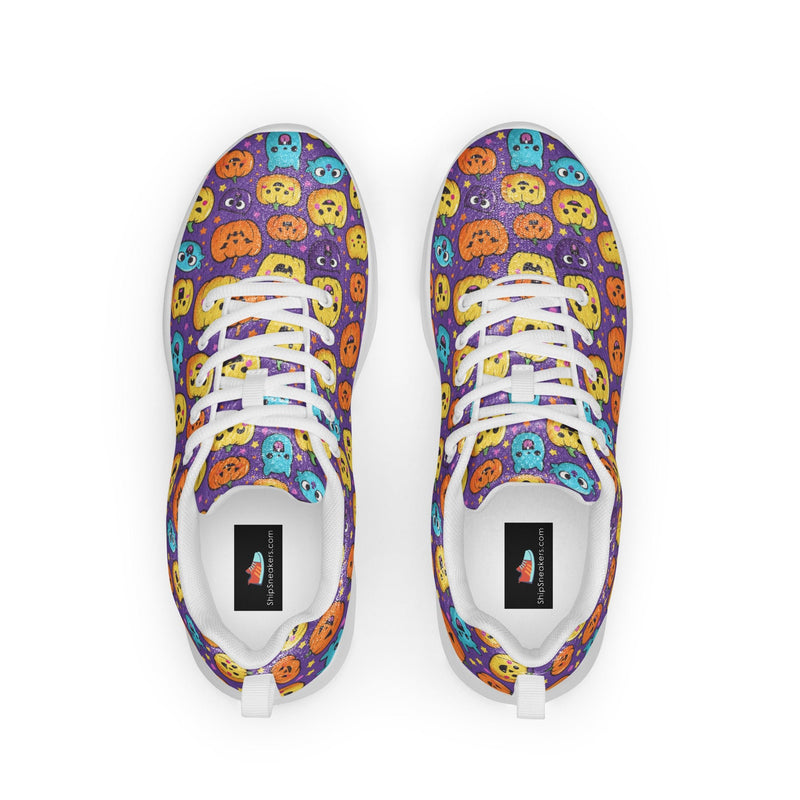 Emoji Smiley Athletic #192 - Back View | HA!LO Canvas Sneakers