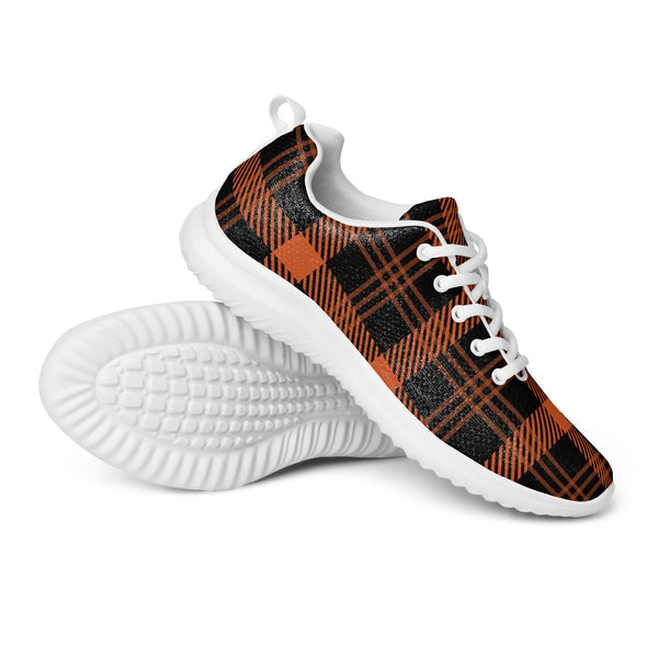 HA!LO Autumn Tartan — Men's Canvas Athletic Sneaker