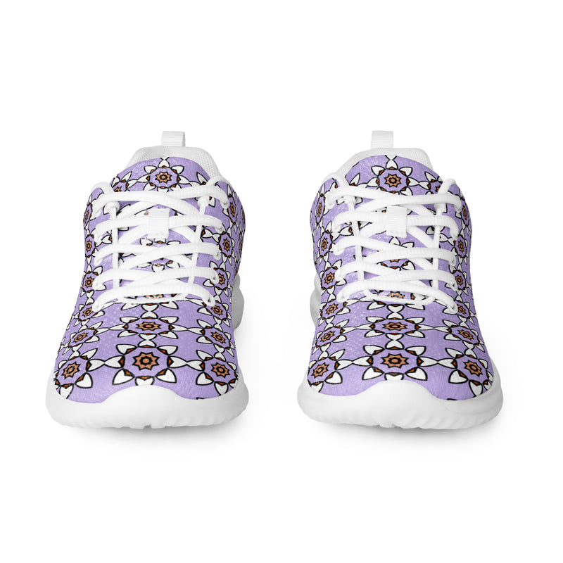 Purple Medallion Athletic #235 - Front View | HA!LO Canvas Sneakers