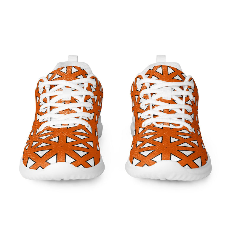 Orange Star Athletic #236 - Front View | HA!LO Canvas Sneakers