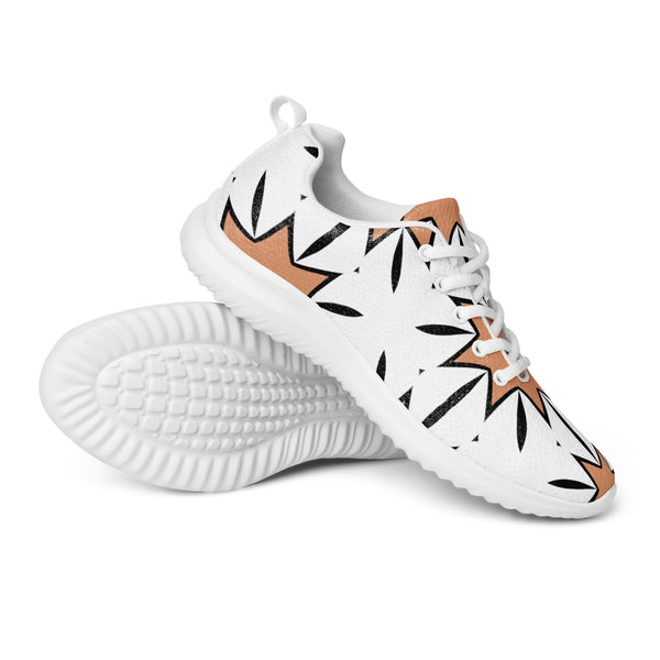 HA!LO White Starburst — Men's Canvas Athletic Sneaker