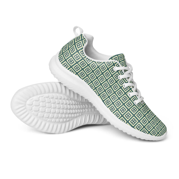 HA!LO Emerald Cross — Men's Canvas Athletic Sneaker