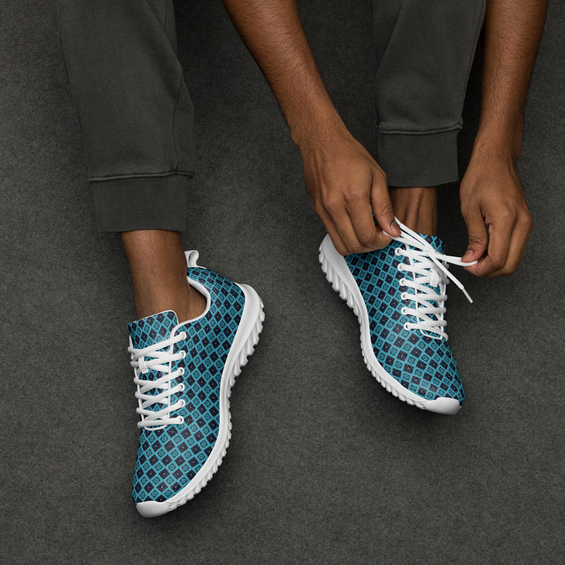 Teal Circle Athletic #250 - Opposite Side | HA!LO Canvas Sneakers