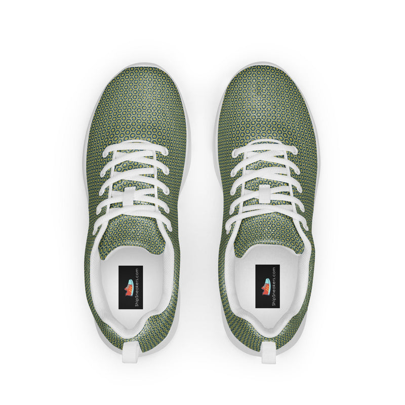 Sage Diamond Athletic #253 - Back View | HA!LO Canvas Sneakers