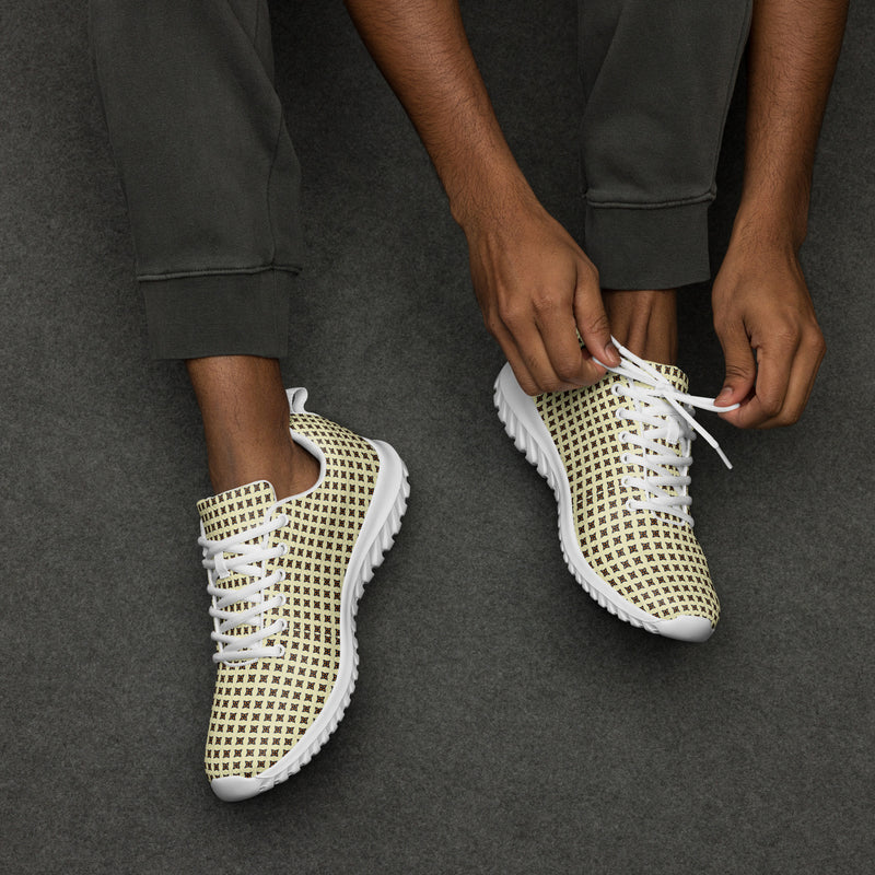 Cream Dot Athletic #255 - Opposite Side | HA!LO Canvas Sneakers