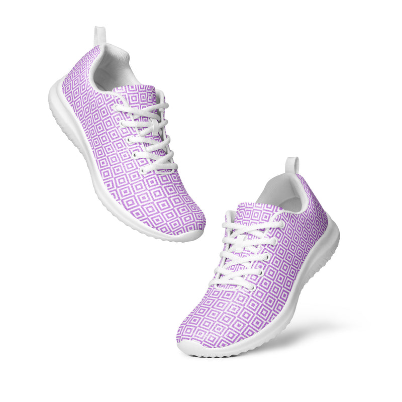 Purple Diamond Athletic #273 - Top Down View | HA!LO Canvas Sneakers