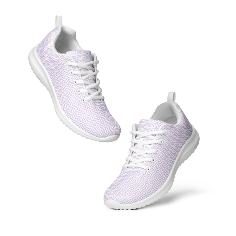 Lavender Diamond Athletic #277 - Top Down View | HA!LO Canvas Sneakers