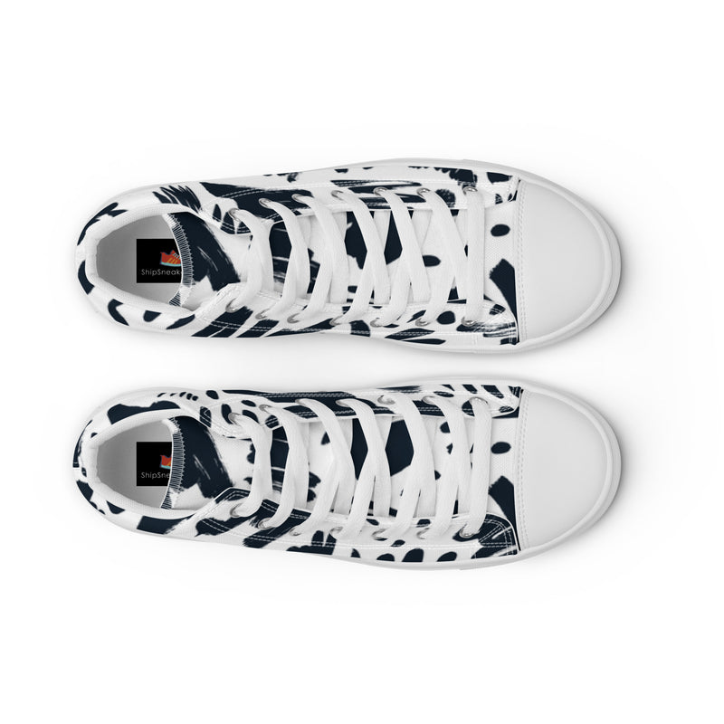 Ink Brush High Top #3 - Lifestyle Shot | HA!LO Canvas Sneakers