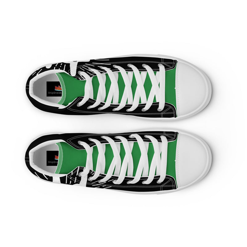 Rock N Roll High Top #59 - Lifestyle Shot | HA!LO Canvas Sneakers