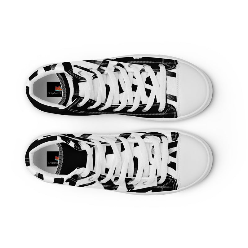New York High Top #72 - Lifestyle Shot | HA!LO Canvas Sneakers