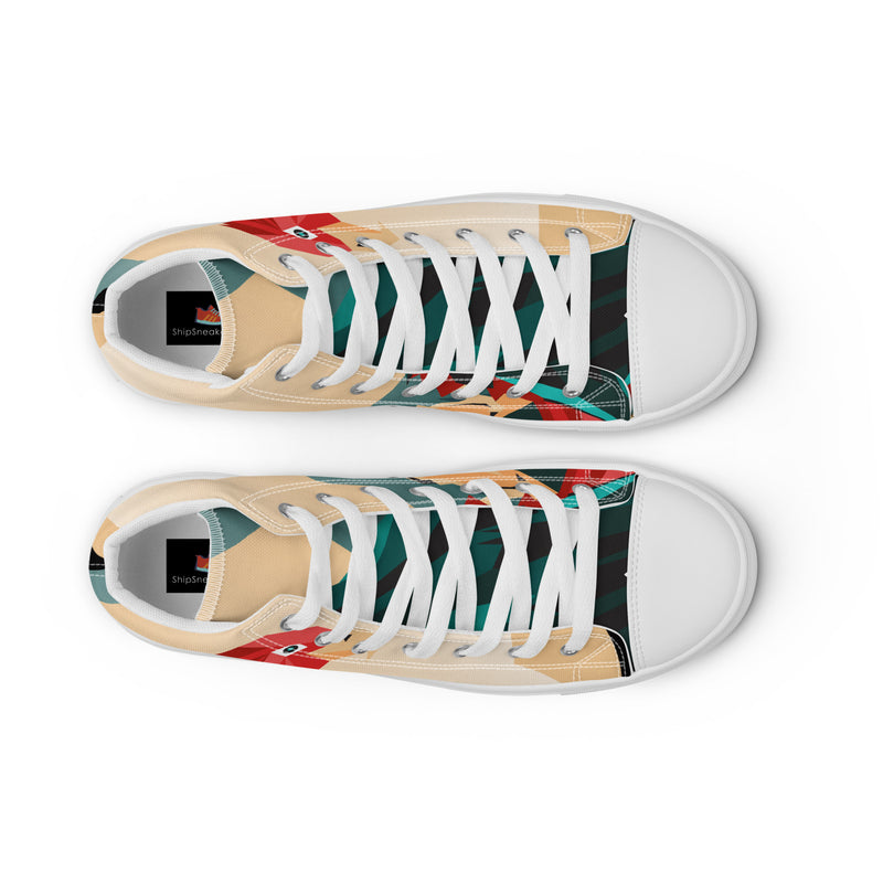 Rooster High Top #104 - Lifestyle Shot | HA!LO Canvas Sneakers