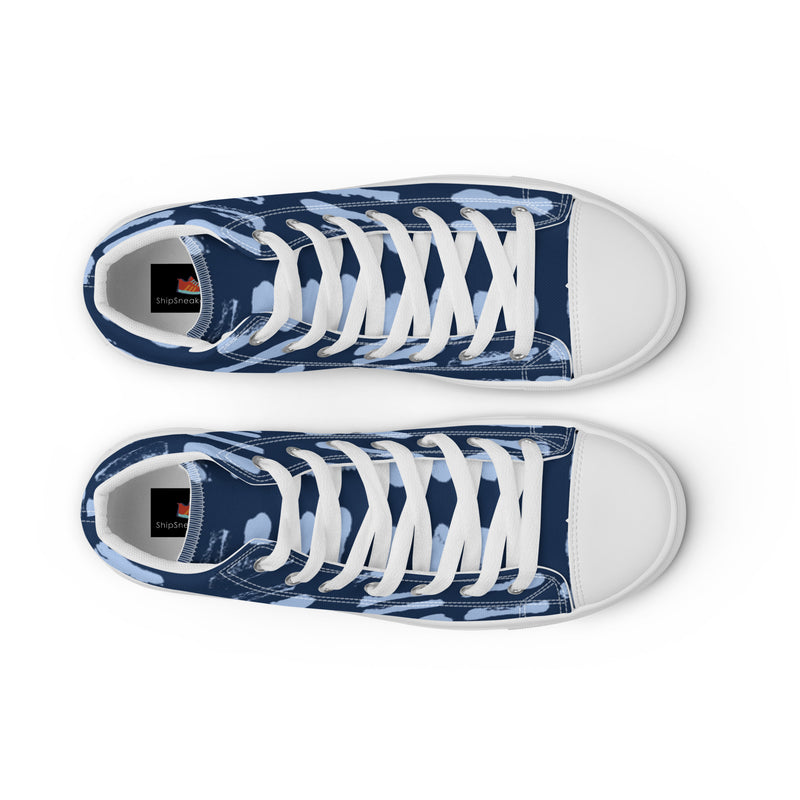 Cloud Nine High Top #107 - Lifestyle Shot | HA!LO Canvas Sneakers