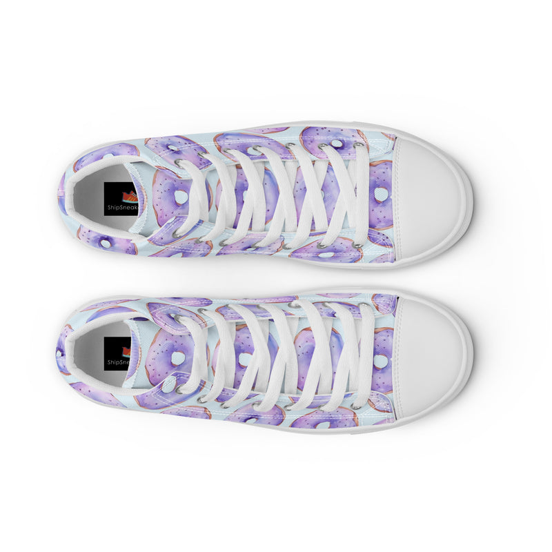 Donut Sprinkle High Top #132 - Lifestyle Shot | HA!LO Canvas Sneakers