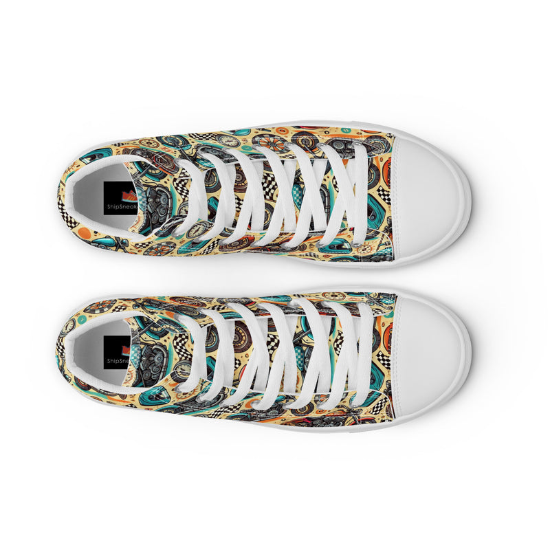 High Top Sneakers Ig Exclusive High Top #1 - Lifestyle Shot | HA!LO Canvas Sneakers