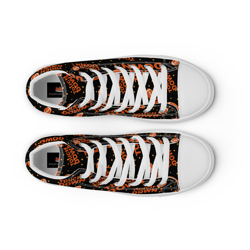 Touchdown High Top #216 - Lifestyle Shot | HA!LO Canvas Sneakers